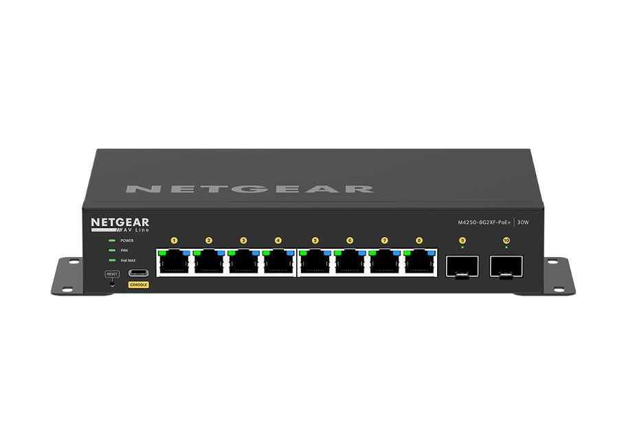 NETGEAR 8x1G PoE+ 220W and 2xSFP+ Managed Switch NETGEAR
