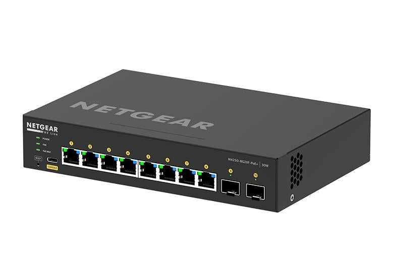 NETGEAR 8x1G PoE+ 220W and 2xSFP+ Managed Switch NETGEAR