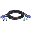 Tripp Lite 10ft PS/2 Cable Kit for B007-008 KVM Switch 3-in-1 Kit - 10ft - Black - P753-010 - eCommerce Business Prime