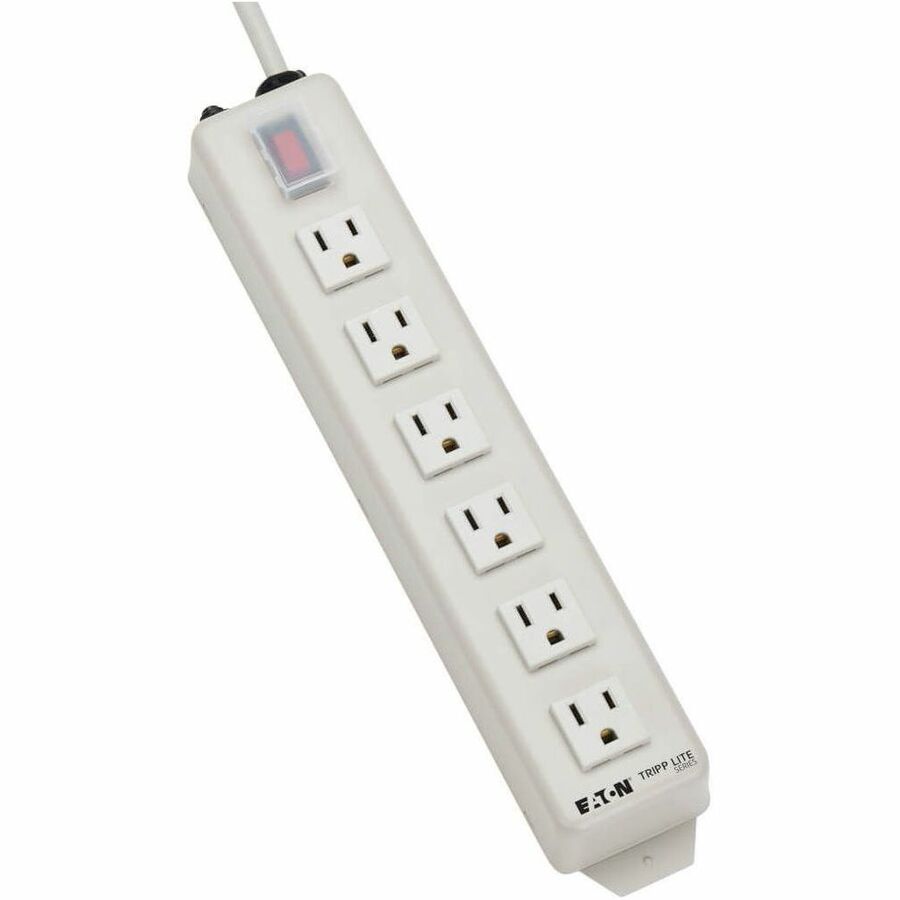 Tripp Lite Power Strip 120V 5-15R 6 Outlet Metal 6' Cord 5-15P - NEMA 5-15P - 6 NEMA 5-15R - 6ft - TLM606NC - eCommerce Business Prime