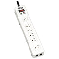 Tripp Lite Surge Protector Power Strip 120V RJ11 RT Angle 6 Outlet Metal 15' Crd - Receptacles: 6 x NEMA 5-15R - 1340J - TLM626TEL15 - eCommerce Business Prime
