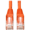 Tripp Lite 25ft Cat6 Gigabit Snagless Molded Patch Cable RJ45 M/M Orange 25' - 25ft - 1 x RJ-45 Male - 1 x RJ-45 Male - Orange - N201-025-OR