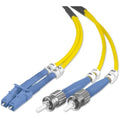Belkin Fiber Optic Duplex Patch Cable - LC Male - ST Male - 6.56ft - Yellow - F2F802L0-02M - eCommerce Business Prime