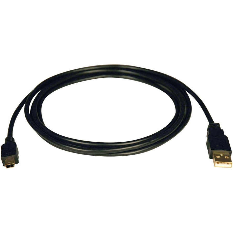 Tripp Lite 6ft USB 2.0 Hi-Speed A to Mini-B Cable A to 5Pin Mini-B, M/M - (A to 5Pin Mini-B M/M) 6-ft. - U030-006 - eCommerce Business Prime