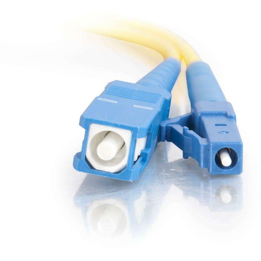 C2G-3m LC-SC 9/125 OS1 Simplex Singlemode PVC Fiber Optic Cable - Yellow - 3m LC-SC 9/125 Simplex Single Mode OS2 Fiber Cable - Yellow - 10ft - 37110 - eCommerce Business Prime