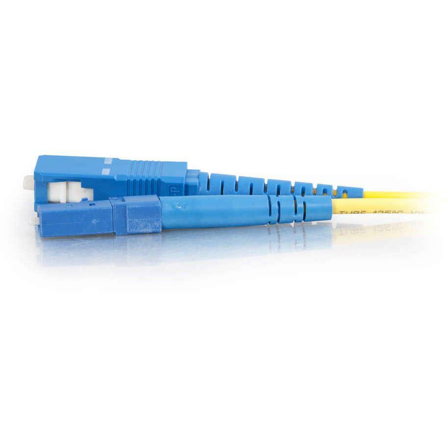 C2G-3m LC-SC 9/125 OS1 Simplex Singlemode PVC Fiber Optic Cable - Yellow - 3m LC-SC 9/125 Simplex Single Mode OS2 Fiber Cable - Yellow - 10ft - 37110 - eCommerce Business Prime