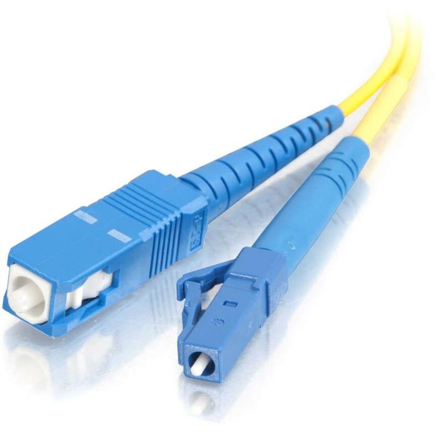 C2G-3m LC-SC 9/125 OS1 Simplex Singlemode PVC Fiber Optic Cable - Yellow - 3m LC-SC 9/125 Simplex Single Mode OS2 Fiber Cable - Yellow - 10ft - 37110 - eCommerce Business Prime
