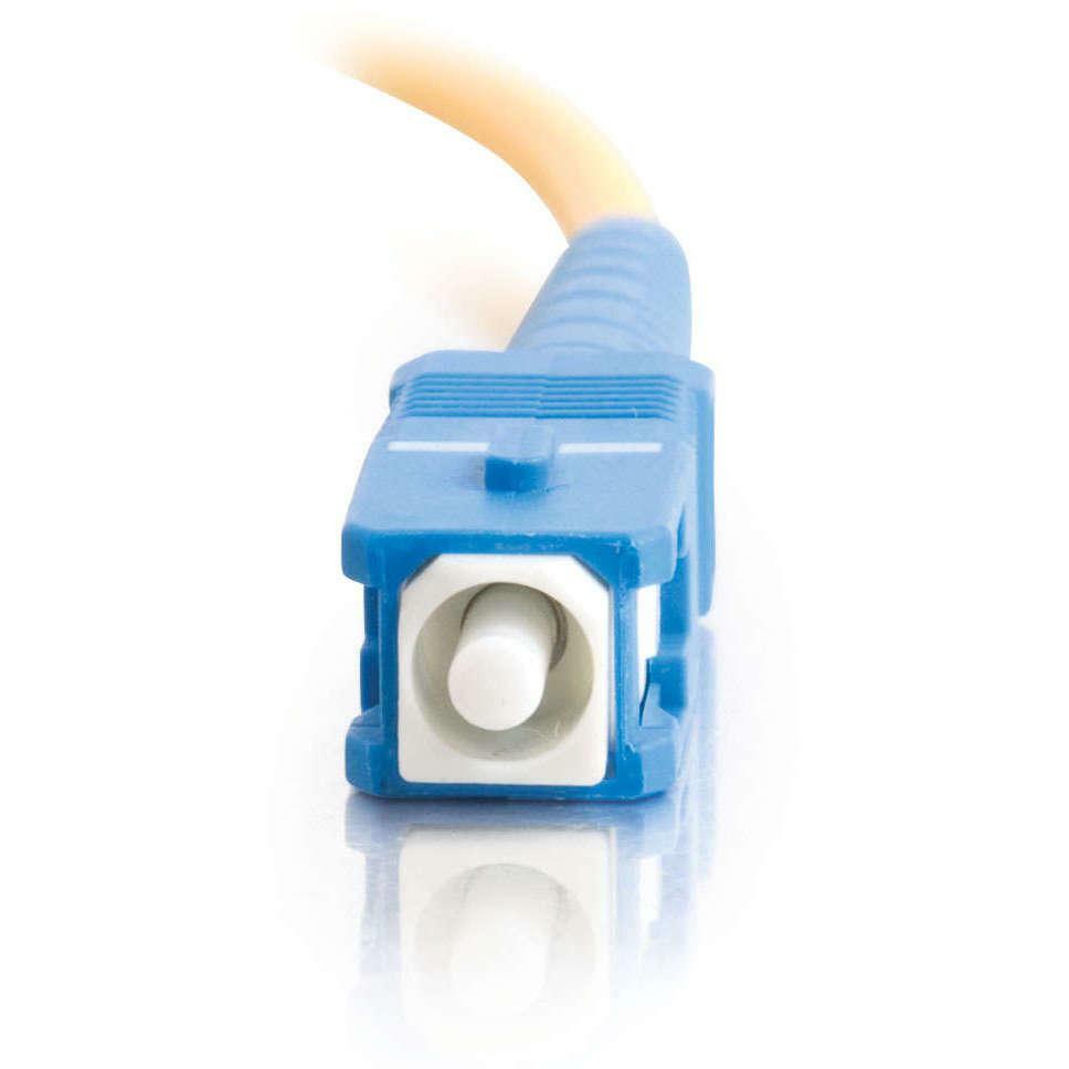 C2G-3m SC-SC 9/125 OS1 Simplex Singlemode PVC Fiber Optic Cable - Yellow - 3m SC-SC 9/125 Simplex Single Mode OS2 Fiber Cable - Yellow - 10ft - 37130 - eCommerce Business Prime