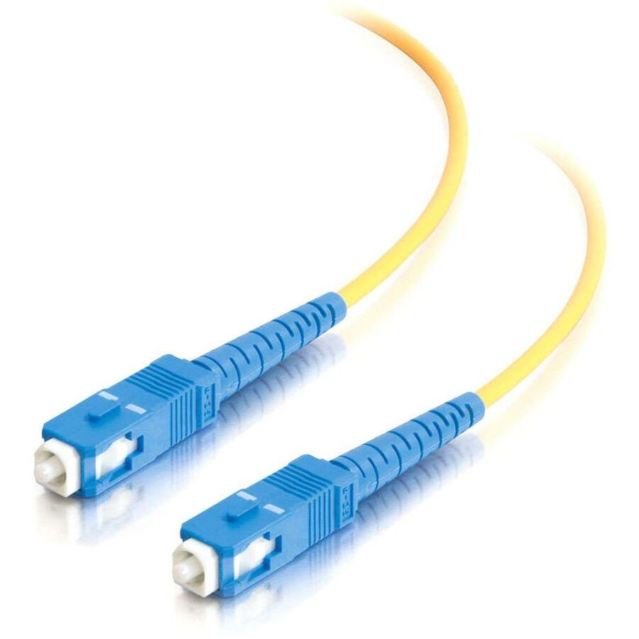 C2G-3m SC-SC 9/125 OS1 Simplex Singlemode PVC Fiber Optic Cable - Yellow - 3m SC-SC 9/125 Simplex Single Mode OS2 Fiber Cable - Yellow - 10ft - 37130 - eCommerce Business Prime