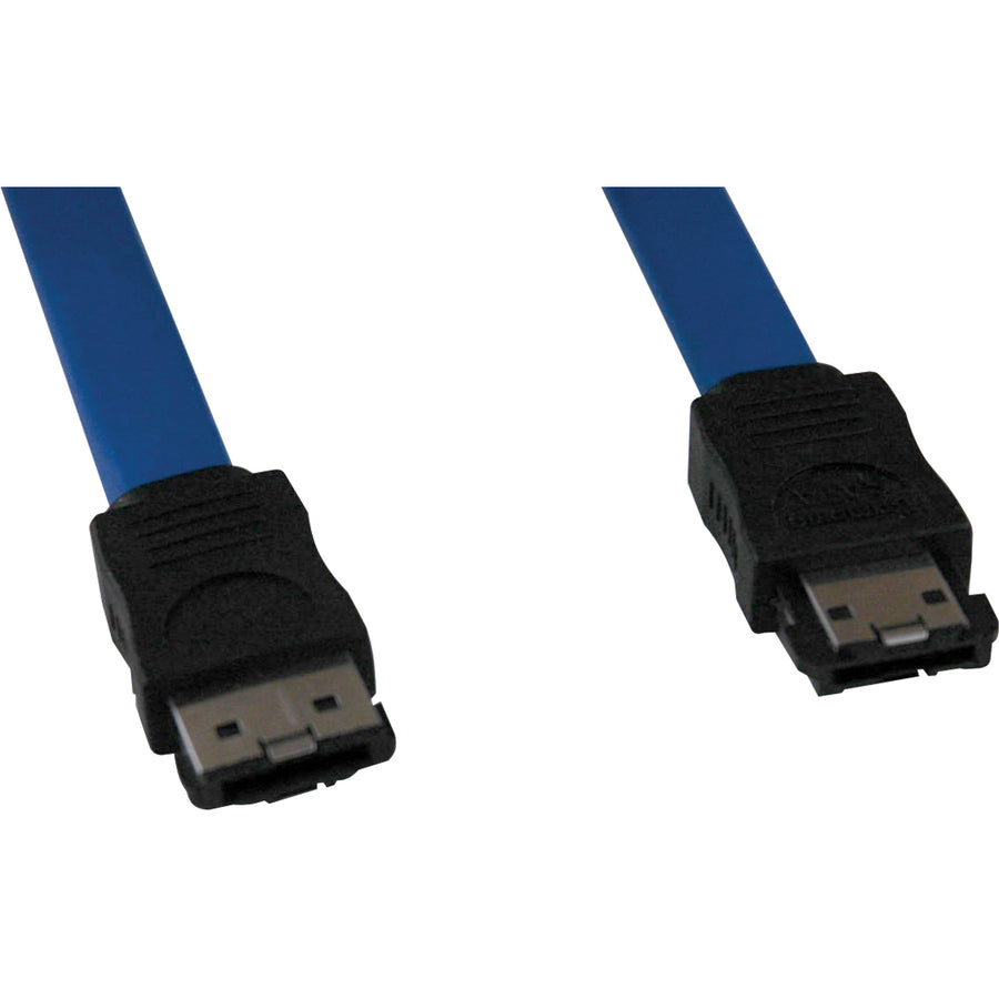 Tripp Lite 18in External Signal Shielded Cable eSATA SATA-II 7Pin / 7Pin - (7Pin/7Pin) 18-in.h - P950-18I - eCommerce Business Prime