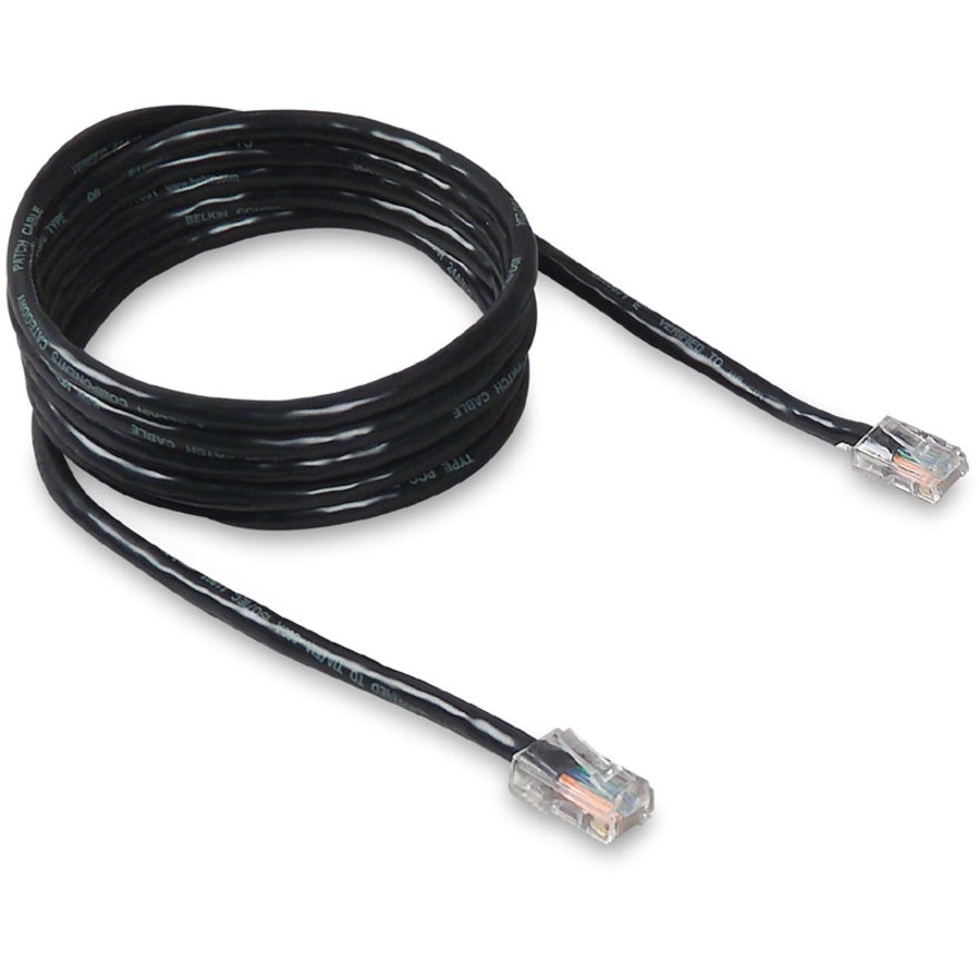 Belkin Cat. 5e Patch Cable - RJ-45 Male - RJ-45 Male - 10ft - Black - A3L781-10-BLK - eCommerce Business Prime