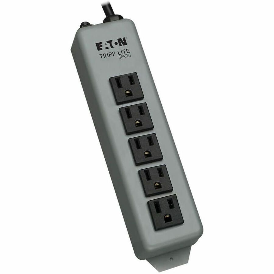 Tripp Lite Waber Power Strip 5-Outlet Industrial 5-15R 5-15P 15ft Cord - NEMA 5-15P - 15ft - 602-15 - eCommerce Business Prime