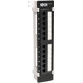 Tripp Lite 12-Port Cat6 Wall Mount Vertical 110 Patch Panel RJ45 TAA GSA - 12 x RJ-45 - N250-012 - eCommerce Business Prime