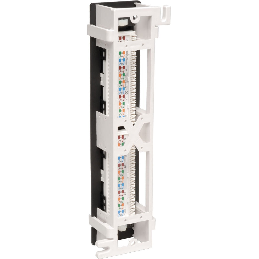 Tripp Lite 12-Port Cat6 Wall Mount Vertical 110 Patch Panel RJ45 TAA GSA - 12 x RJ-45 - N250-012 - eCommerce Business Prime