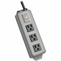 Tripp Lite Waber Power Strip Metal 5-15R 3 Outlet 5-15P 6' Cord - NEMA 5-15P - 3 NEMA 5-15R - 6ft - 3SP - eCommerce Business Prime