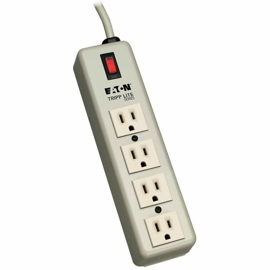 Tripp Lite Waber Industrial Power Strip 4 outlets 6' Cord 5-15P - NEMA 5-15P - 4 NEMA 5-15R - 6ft - 4SPDX - eCommerce Business Prime