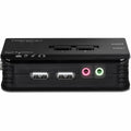 TRENDnet 2-Port USB KVM Switch and Cable Kit with Audio, Manage Two PCs, USB 1.1, Hot-Plug, Auto-Scan, Hot-Keys, Windows & Linux Compliant, TK-209K - TRENDnet 2-port USB KVM Switch Kit w/Audio - TK-209K - eCommerce Business Prime
