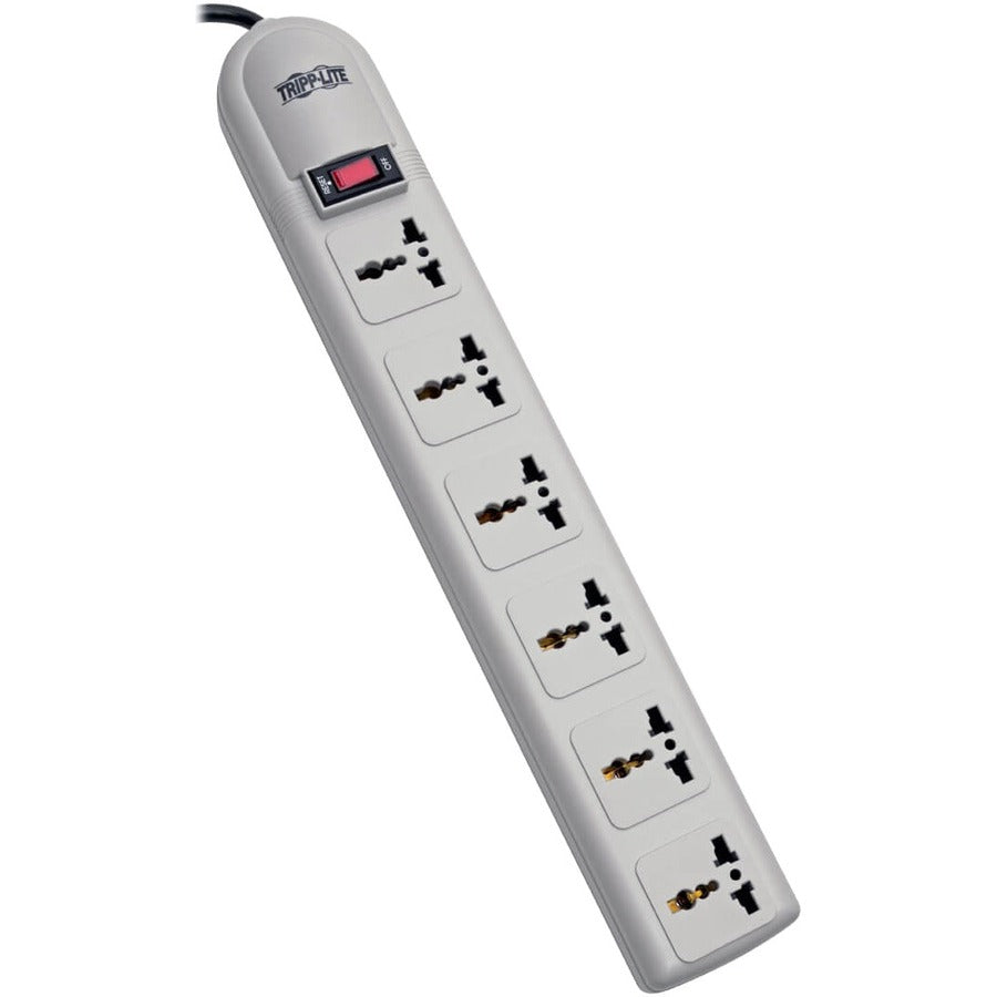 Tripp Lite International Surge Protector Power Strip 230V 6 Univeral Outlet - Receptacles: 6 - 750J - SUPER6OMNIB - eCommerce Business Prime