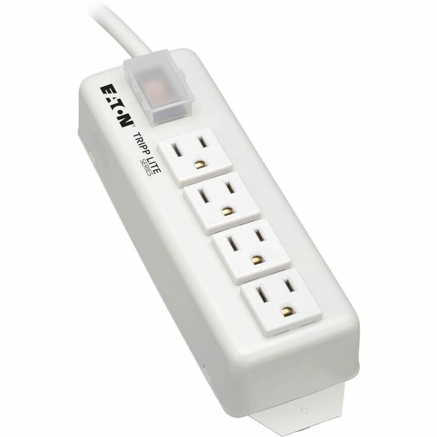 Tripp Lite Power Strip 120V 5-15R 4 Outlet Metal 6' Cord 5-15P - NEMA 5-15P - 4 NEMA 5-15R - 6ft - TLM406NC - eCommerce Business Prime