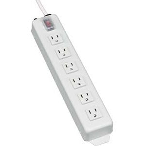 Tripp Lite Power Strip 120V 5-15R 6 Outlet Metal 15' Cord 5-15P - NEMA 5-15P - 6 NEMA 5-15R - 15ft - TLM615NC - eCommerce Business Prime