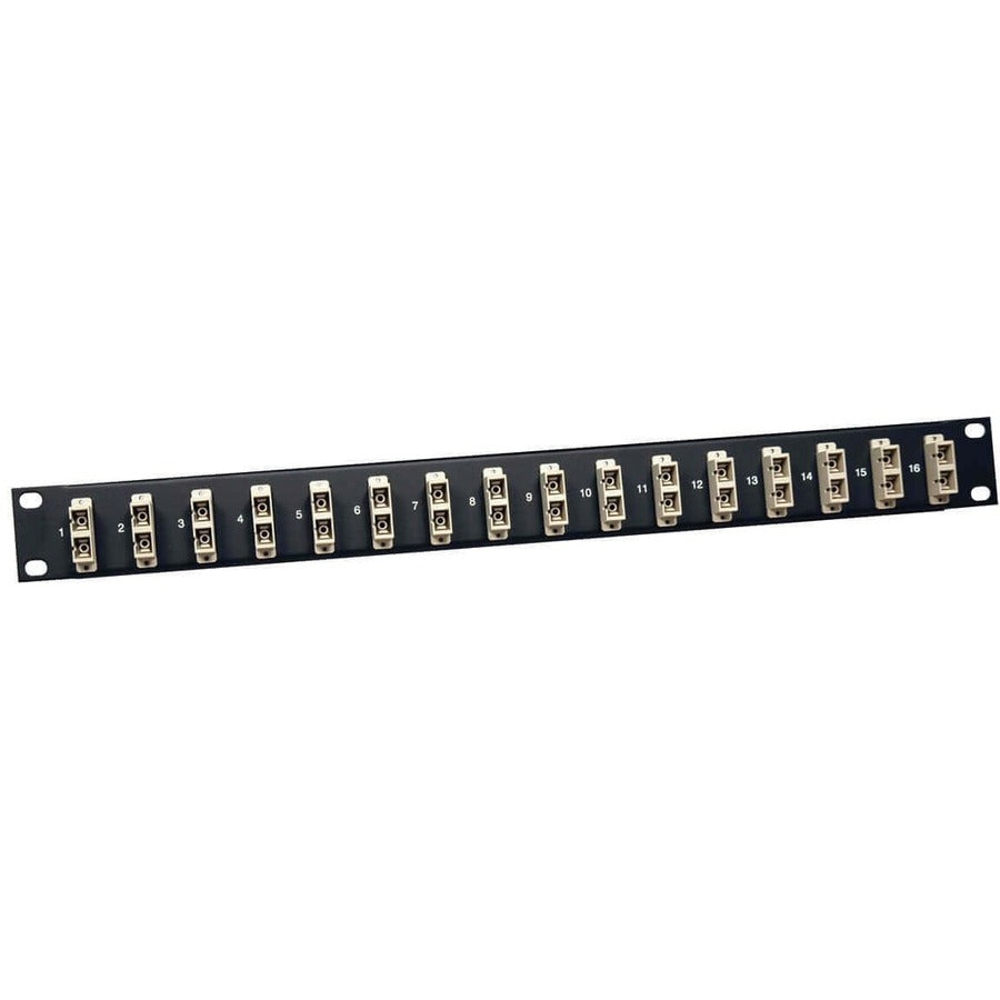 Tripp Lite 16-Port Fiber Patch Panel 62.5/125 or 50/125 SC/SC 1URM - 16 x SC - N490-016-SCSC - eCommerce Business Prime