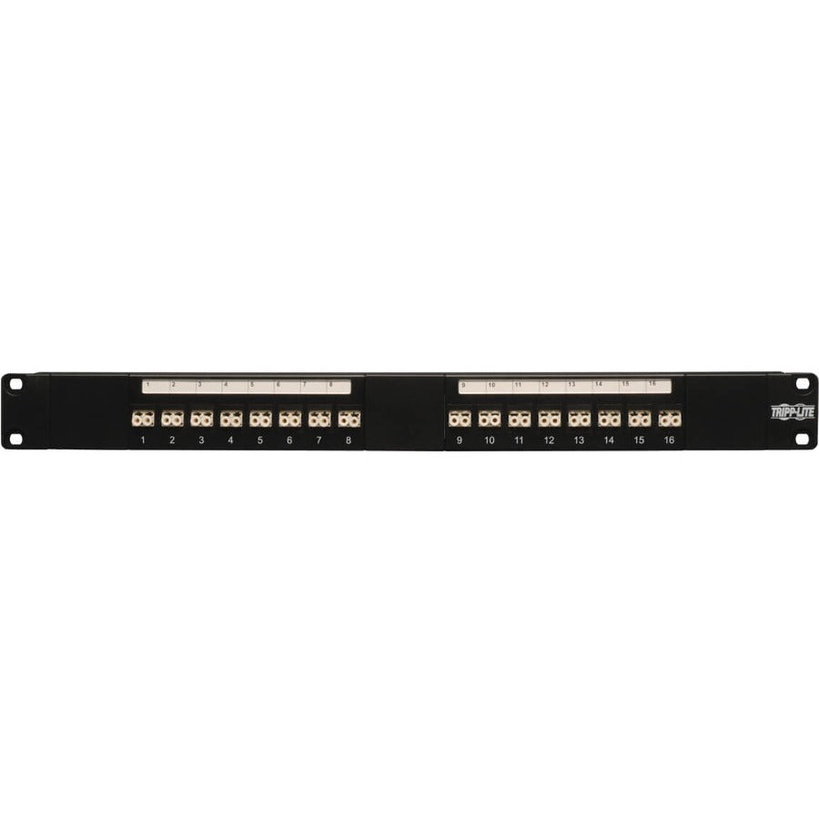 Tripp Lite 16-Port Fiber Patch Panel 62.5/125 or 50/125 LC/LC 1URM - 16 x LC - N490-016-LCLC - eCommerce Business Prime
