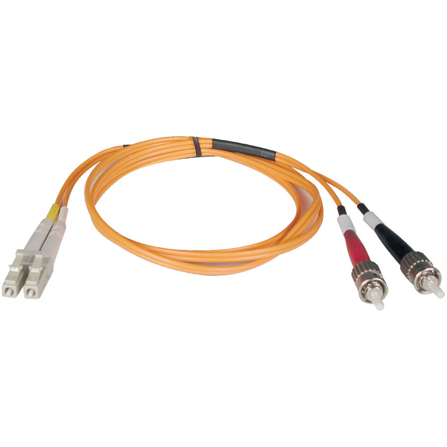 Tripp Lite 20M Duplex Multimode 62.5/125 Fiber Optic Patch Cable LC/ST 65' 65ft 20 Meter - ST Male - LC Male - 65.62ft - Orange - N318-20M - eCommerce Business Prime