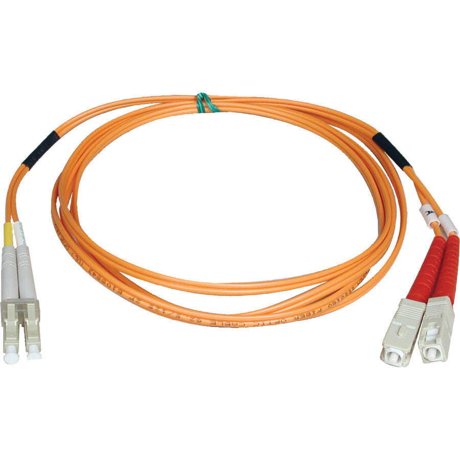 Tripp Lite 25M Duplex Multimode 62.5/125 Fiber Optic Patch Cable LC/SC 82' 82ft 25 Meter - SC Male - LC Male - 80ft - Orange - N316-25M - eCommerce Business Prime