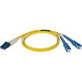 Tripp Lite 15M Duplex Singlemode 9/125 Fiber Optic Patch Cable LC/SC 50' 50ft 15 Meter - LC Male - SC Male - 49.21ft - Yellow - N366-15M - eCommerce Business Prime