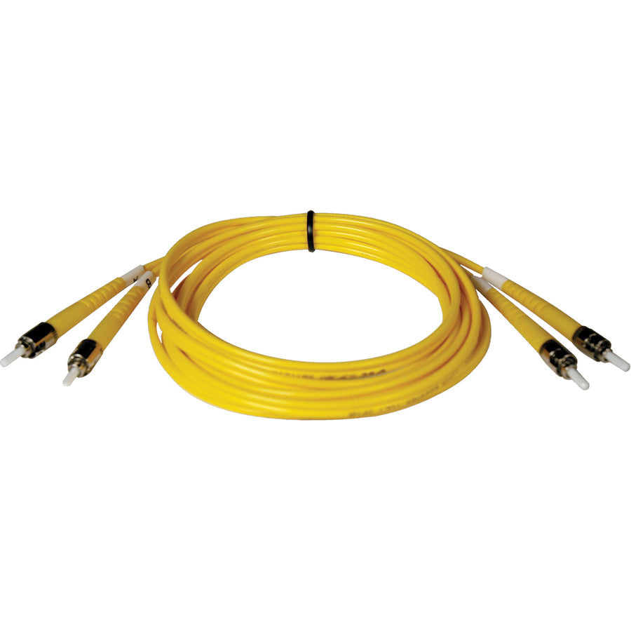Tripp Lite 1M Duplex Singlemode 9/125 Fiber Optic Patch Cable ST/ST 3' 3ft 1 Meter - ST Male - ST Male - 3.28ft - Yellow - N352-01M - eCommerce Business Prime