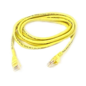 Belkin Cat. 5e Patch Cable - RJ-45 Male - RJ-45 Male - 50ft - A3L791B50-YLW-S - eCommerce Business Prime