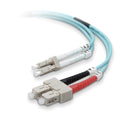 Belkin Fiber Optic Duplex Patch Cable - LC Male - SC Male - 32.81ft - Aqua - F2F402L7-10M-G - eCommerce Business Prime