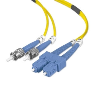 Belkin Fiber Optic Duplex Patch Cable - ST Male - ST Male - 3.28ft - Yellow - F2F80207-01M - eCommerce Business Prime