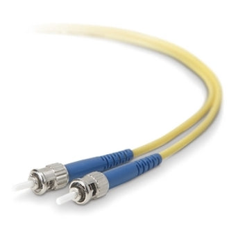 Belkin Fiber Optic Duplex Patch Cable - ST Male - ST Male - 16.4ft - Yellow - F2F80200-05M - eCommerce Business Prime