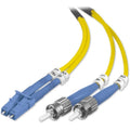 Belkin Fibre Optic Duplex Patch Cable - LC Male - ST Male - 33ft - Yellow - F2F802L0-10M - eCommerce Business Prime