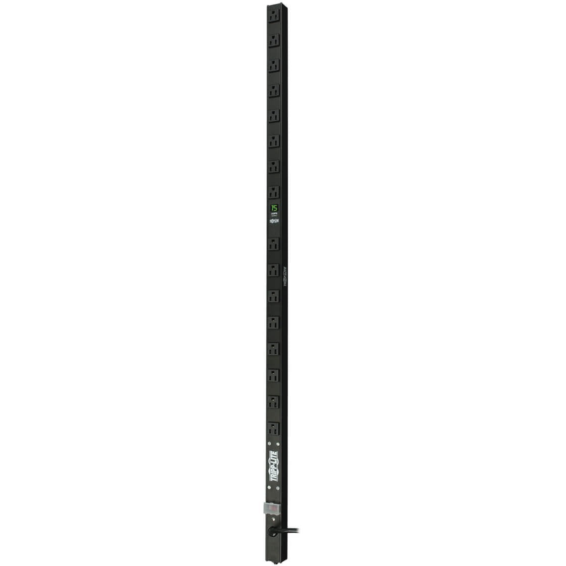 Tripp Lite PDU Metered 120V 15A 5-15R 16 Outlet 5-15P Vertical 0URM - 16 x NEMA 5-15R - 1.8kVA - Zero U Vertical Rackmount - PDUMV15 - eCommerce Business Prime
