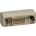 Tripp Lite DVI Coupler Gender Changer Adapter Connector Extender DVI-I F/F - 1 x DVI-I Female Video - 1 x DVI-I Female Video - Ivory - P162-000 - eCommerce Business Prime