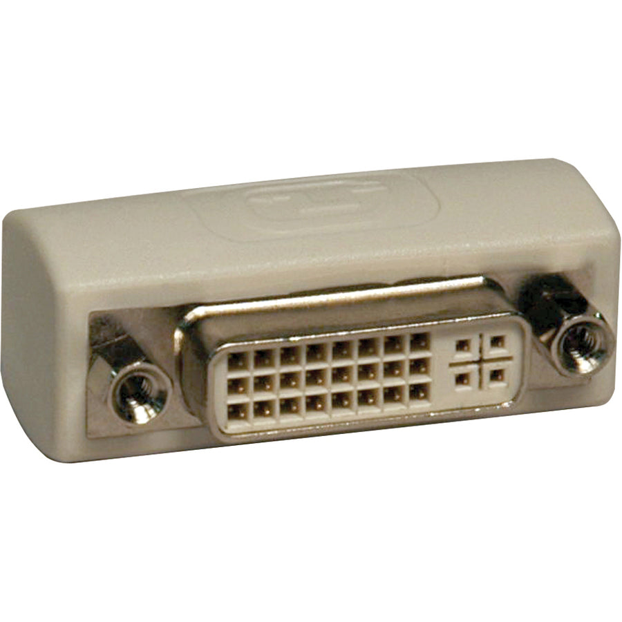 Tripp Lite DVI Coupler Gender Changer Adapter Connector Extender DVI-I F/F - 1 x DVI-I Female Video - 1 x DVI-I Female Video - Ivory - P162-000 - eCommerce Business Prime