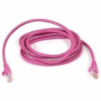 Belkin Cat. 6 UTP Patch Cable - RJ-45 Male - RJ-45 Male - 1ft - Pink - A3L980-01-PNK-S - eCommerce Business Prime