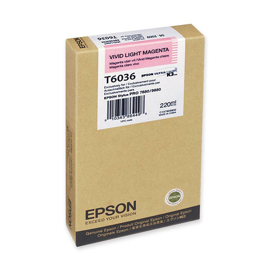 Epson Original Ink Cartridge - Inkjet - Light Magenta - 1 Each - T603600 - eCommerce Business Prime