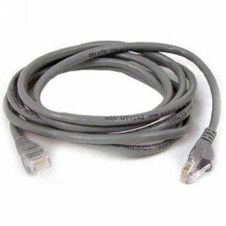 Belkin RJ45 Category 6 Snagless Patch Cable - Category 6 Network Cable - First End: 1 x RJ-45 - Male - Second End: 1 x RJ-45 - Male - Patch Cable - Gray - A3L980-60-S - eCommerce Business Prime