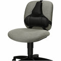 Fellowes Professional Series Back Support with Microban&reg; Protection - Strap Mount - Black - Fabric, Memory Foam - 8037601 - eCommerce Business Prime
