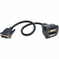 Tripp Lite 1' DVI-D Y Splitter Video Monitor Cable DVI Male / 2x Female 1' - (DVI-D M to 2x F) 1-ft. - P564-001 - eCommerce Business Prime