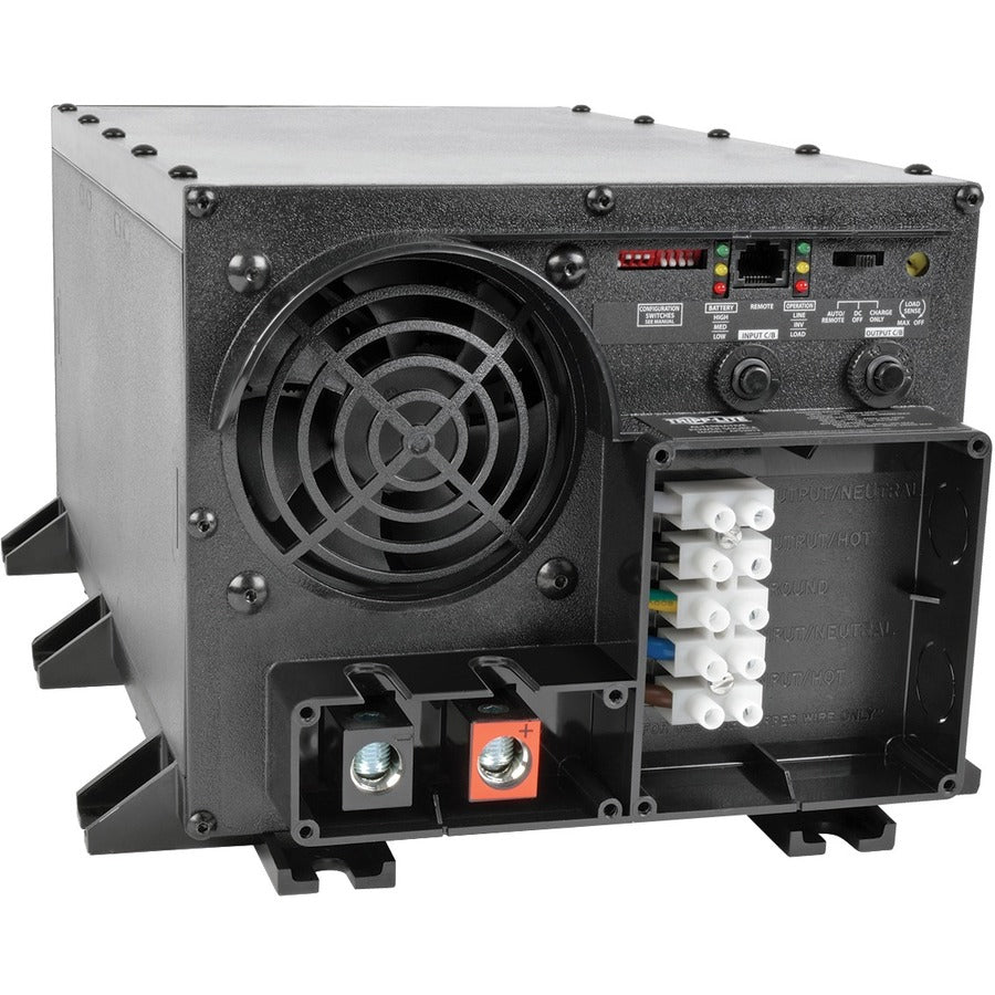 Tripp Lite 24000W APS 24VDC 120V Inverter / Charger w/ Auto Transfer Switching ATS Hardwired - 24V DC - 120V AC - Continuous Power:2400W - APS2424 - eCommerce Business Prime