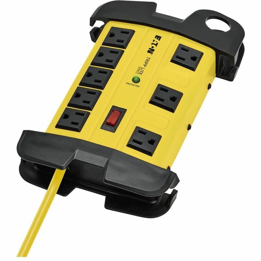 Tripp Lite Safety Surge Protector 120V 8 Outlet Metal 25' Cord OSHA - Receptacles: 8 x NEMA 5-15R - 3900J - TLM825SA - eCommerce Business Prime