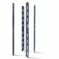APC Vertical Mounting Rail with Square Holes - Black - AR7510