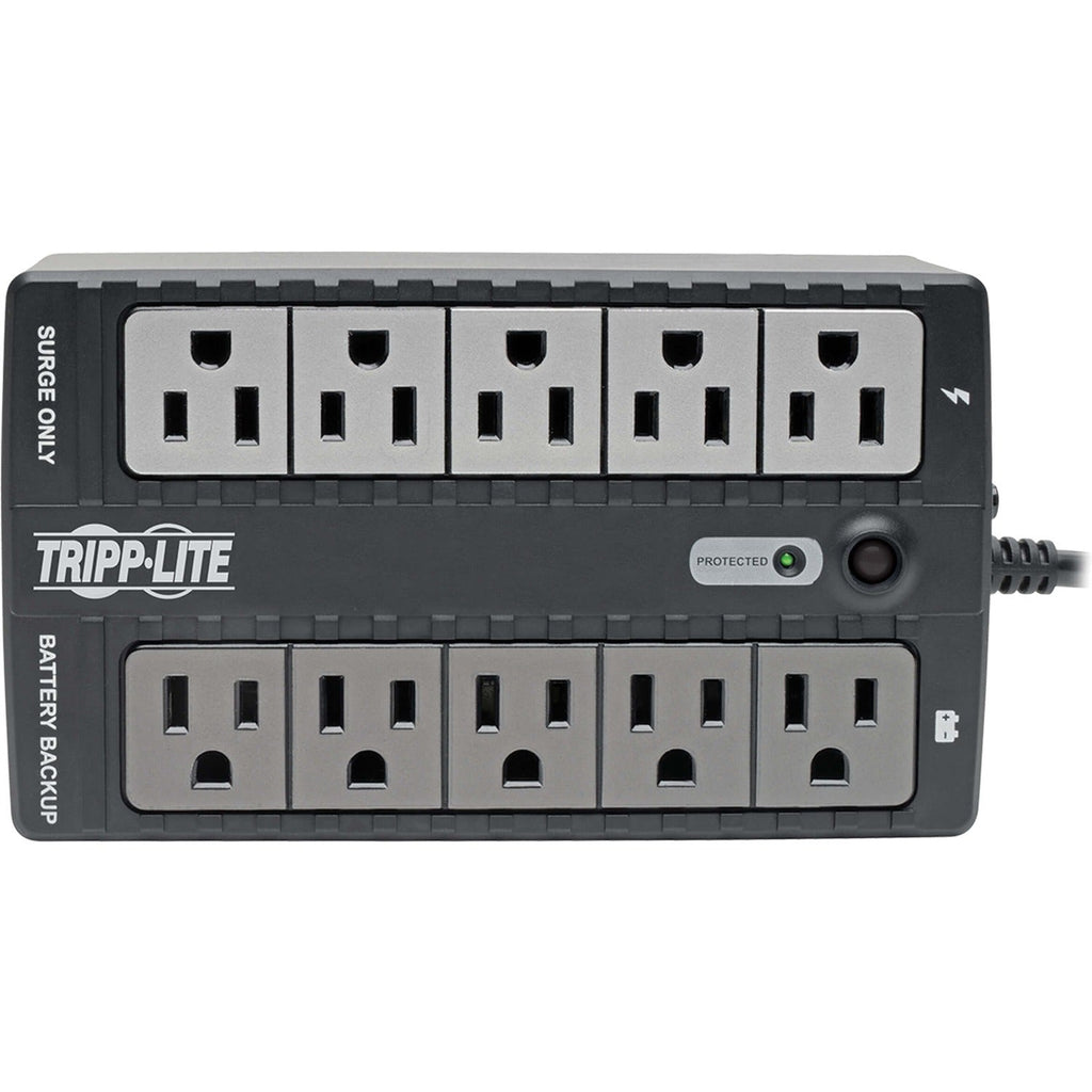 Tripp Lite UPS 600VA 325W Desktop Battery Back Up Compact 120V USB Standby 50/60Hz 5-15P PC - 600VA/300W - 1 Minute Full Load - 10 Outlet x NEMA 5-15R - INTERNET600U - eCommerce Business Prime