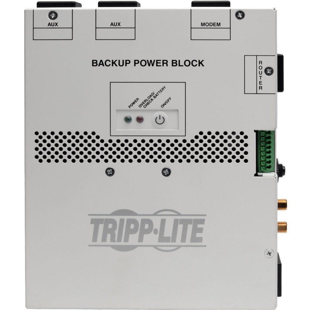 Tripp Lite UPS 550VA A/V Backup Power Block for Structured Wiring Closets - 550VA/300W - 3 Minute Full Load - 4 x NEMA 5-15R - Battery/Surge-protected - AV550SC - eCommerce Business Prime