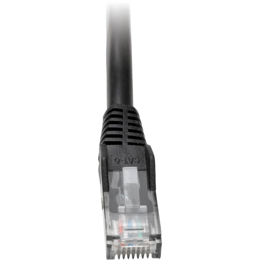 Tripp Lite Cat6 Gigabit Snagless Molded Patch Cable (RJ45 M/M) Black, 2' - 2ft - Black - N201-002-BK - eCommerce Business Prime