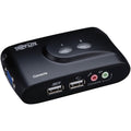 Tripp Lite 2-Port Desktop Compact USB KVM Switch with Audio & Cable Kit - 2 Computer(s) - QXGA - 2048 x 1536 - B004-VUA2-K-R - eCommerce Business Prime